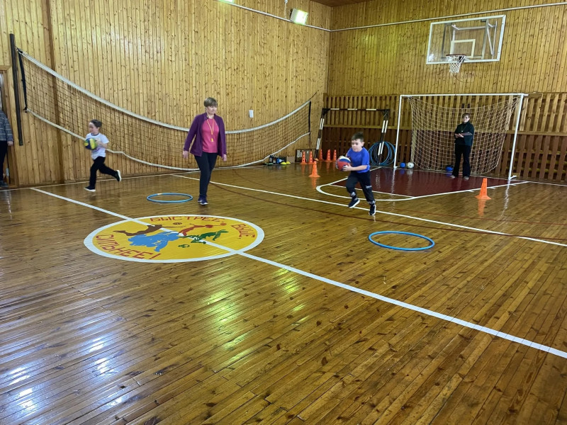 Победа в весёлых стартах.